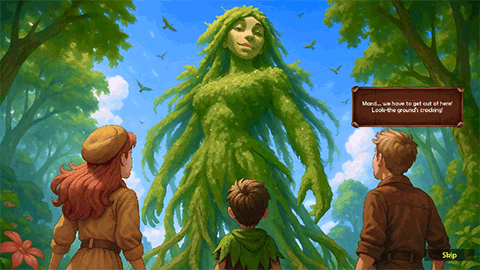 Amanda's Magic Book 12: The Islands of the Sleeping Titans screenshot 2