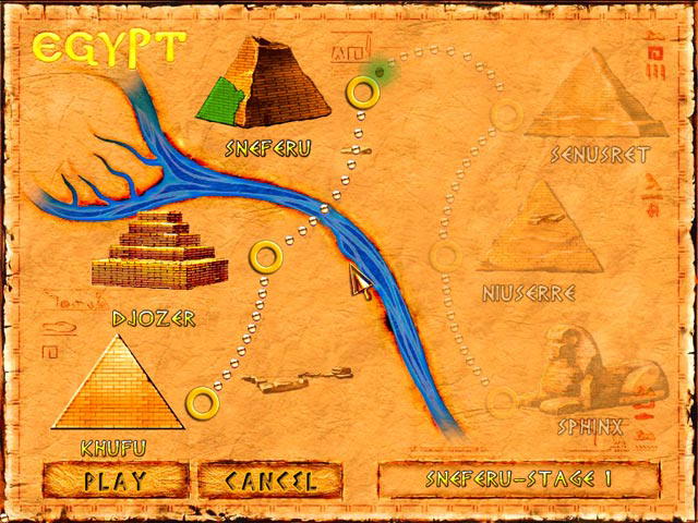 Brickshooter Egypt screenshot 2