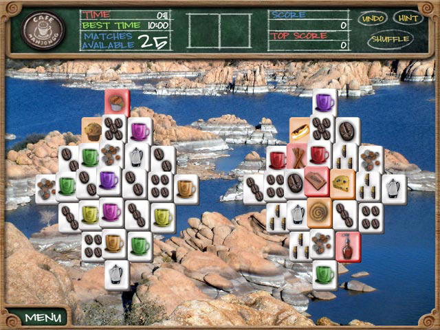 Cafe Mahjongg screenshot 2