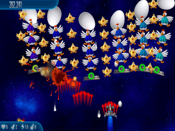 Chicken Invaders: Cluck of the Dark Side screenshot 1