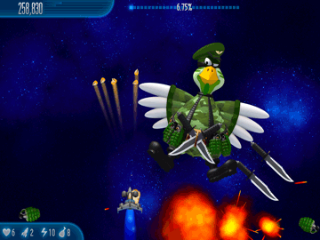 Chicken Invaders: Cluck of the Dark Side screenshot 2