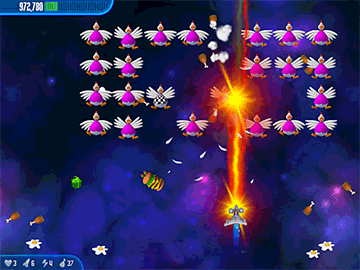 Chicken Invaders: Revenge of the Yolk screenshot