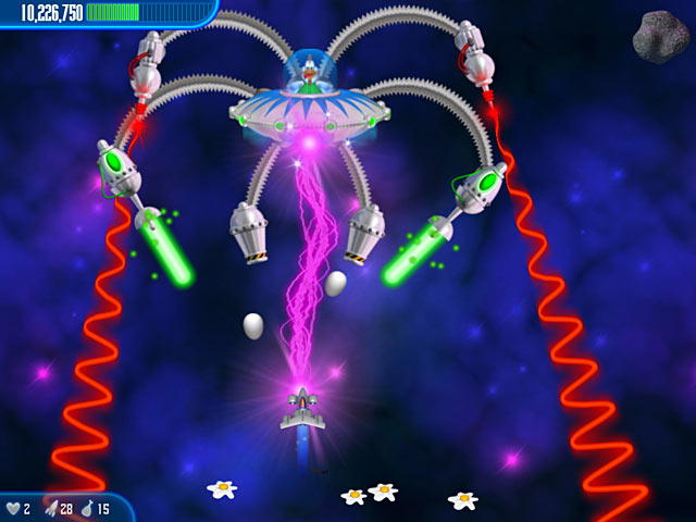Chicken Invaders: Revenge of the Yolk screenshot 2