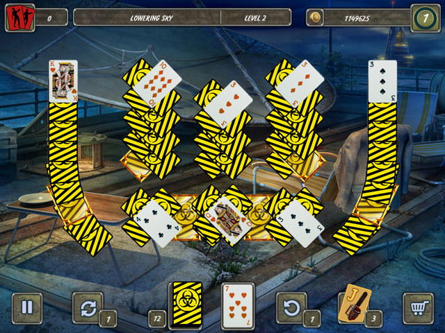 Dangerous Solitaire: Zombie Fever screenshot 2