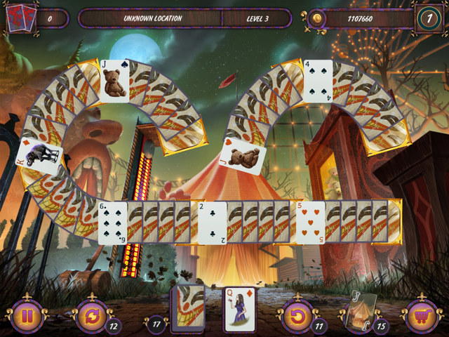 Dark Solitaire: Mystical Circus screenshot 2