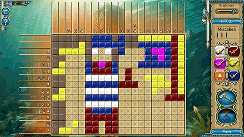 Daydream Mosaics 4: Shades of Blue screenshot 2