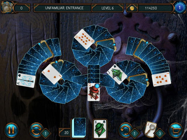 Detective Solitaire: Inspector Magic and the Man without a Face screenshot