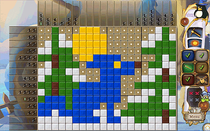 Fantasy Mosaics 32: Santa's Hut screenshot 2
