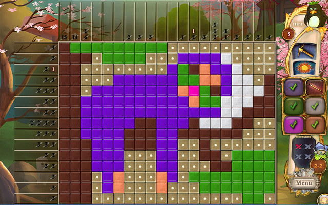 Fantasy Mosaics 34: Zen Garden screenshot