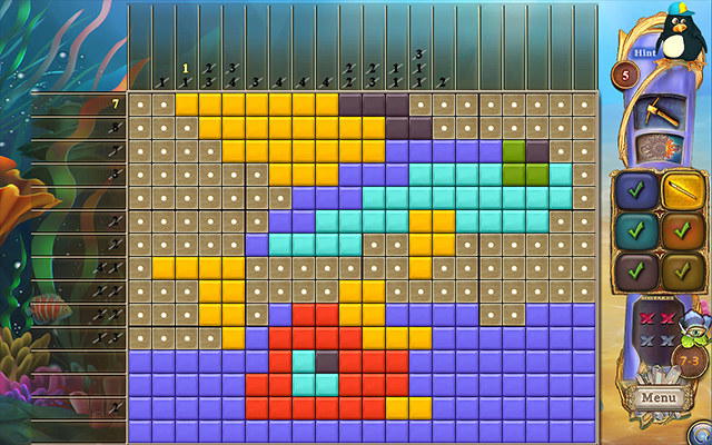 Fantasy Mosaics 38: Underwater Adventure screenshot