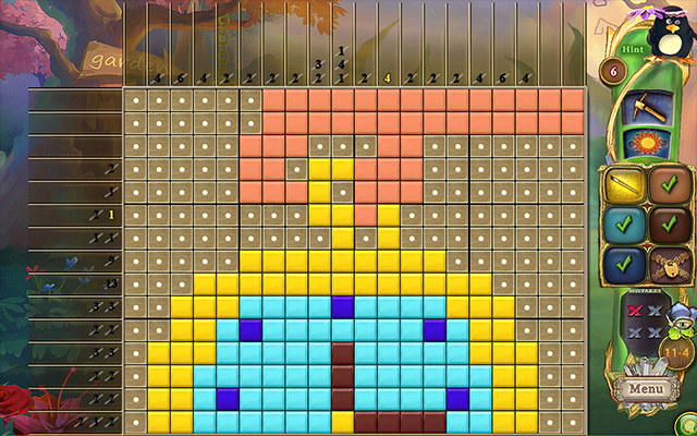 Fantasy Mosaics 39: Behind the Mirror screenshot 2