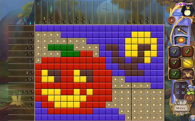 Fantasy Mosaics 43: Haunted Forest screenshot