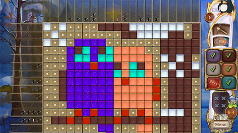 Fantasy Mosaics 44: Winter Holiday screenshot 1