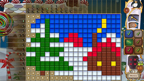 Fantasy Mosaics 44: Winter Holiday screenshot 2