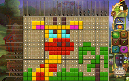 Fantasy Mosaics 45: Amusement Park screenshot 2