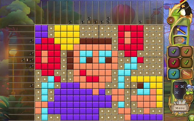 Fantasy Mosaics 45: Amusement Park screenshot 2