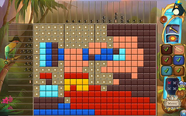 Fantasy Mosaics 46: Pirate Ship screenshot 2