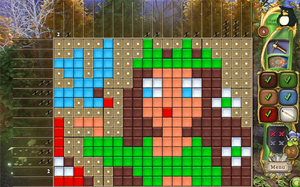Fantasy Mosaics 48: Gnome's Puzzles screenshot 2