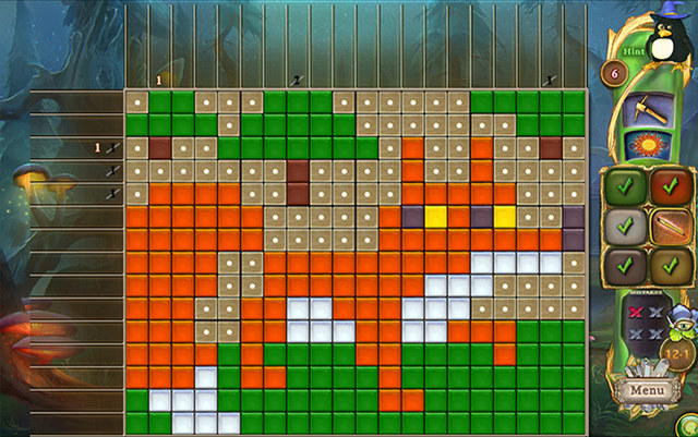Fantasy Mosaics 48: Gnome's Puzzles screenshot