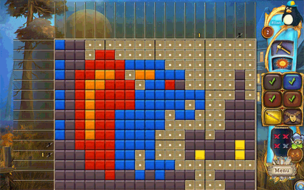 Fantasy Mosaics 49: Haunted Swamp screenshot 2