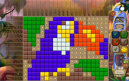 Fantasy Mosaics 51: Jungle Adventure screenshot 1