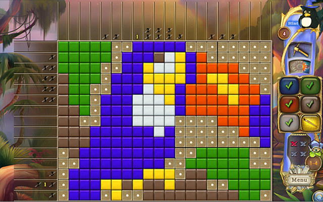 Fantasy Mosaics 51: Jungle Adventure screenshot