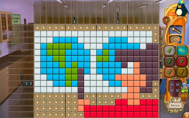 Fantasy Mosaics 54: Back to School screenshot 2