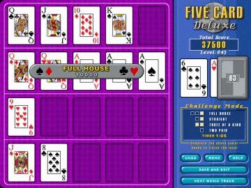Five Card Deluxe screenshot 1