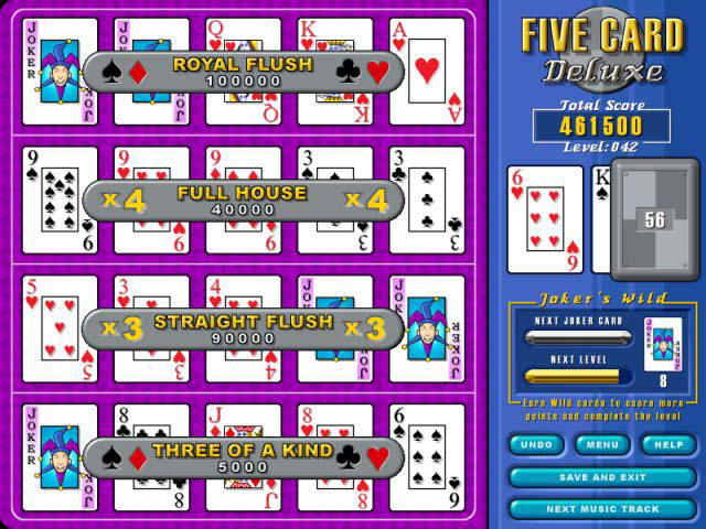 Five Card Deluxe screenshot 2