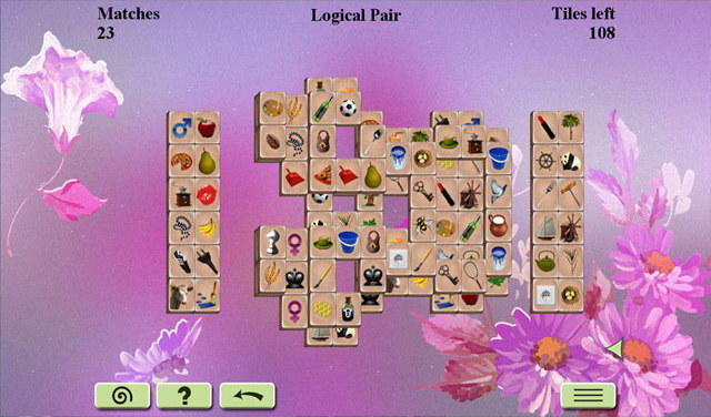 Flowers Mahjong screenshot 1