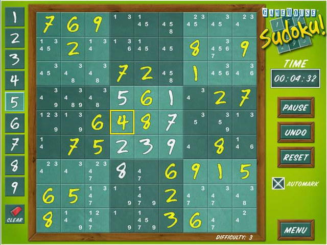 GameHouse Sudoku screenshot 2