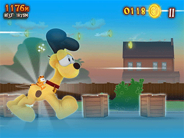 Garfield's Wild Ride screenshot 2