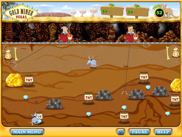 Gold Miner: Vegas screenshot 1