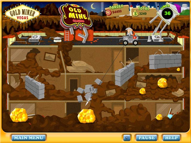 Gold Miner: Vegas screenshot 2