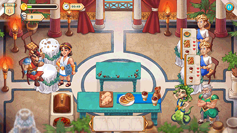 Greek Kitchen Frenzy: Dionysus screenshot 1