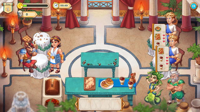 Greek Kitchen Frenzy: Dionysus screenshot 1