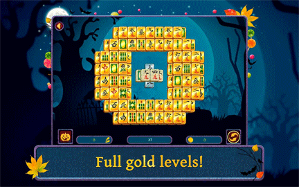 Halloween Night 2 Mahjong screenshot 2