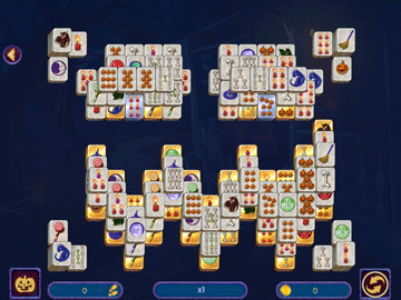 Halloween Night Mahjong screenshot 1