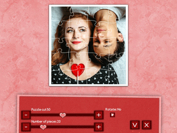 Holiday Jigsaw: Valentine's Day 4 screenshot 1