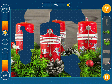 Holiday Mosaics: Christmas Puzzles gameplay screenshot