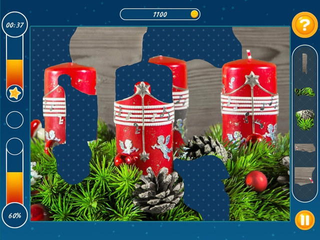 Holiday Mosaics: Christmas Puzzles screenshot 1