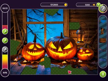 Holiday Mosaics: Halloween Puzzles screenshot 1