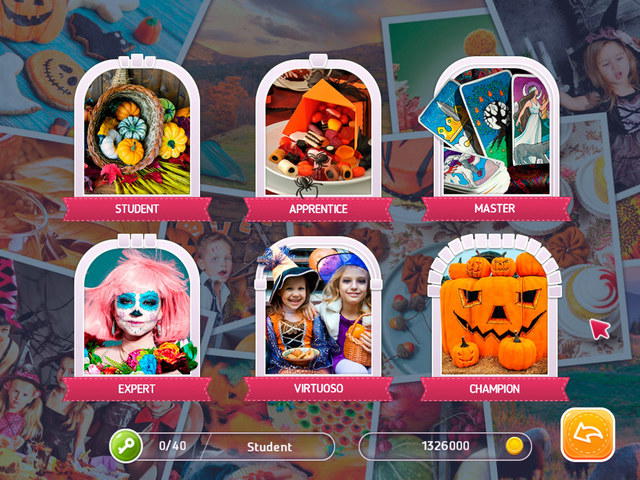 Holiday Mosaics: Halloween Puzzles screenshot 1