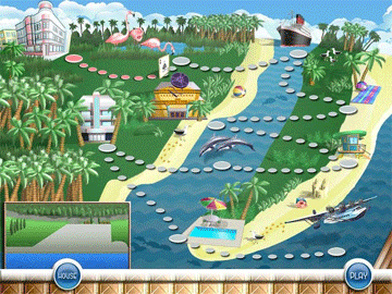 Hoyle Miami Solitaire screenshot 2