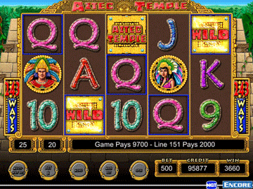 IGT Slots: Aztec Temple gameplay screenshot