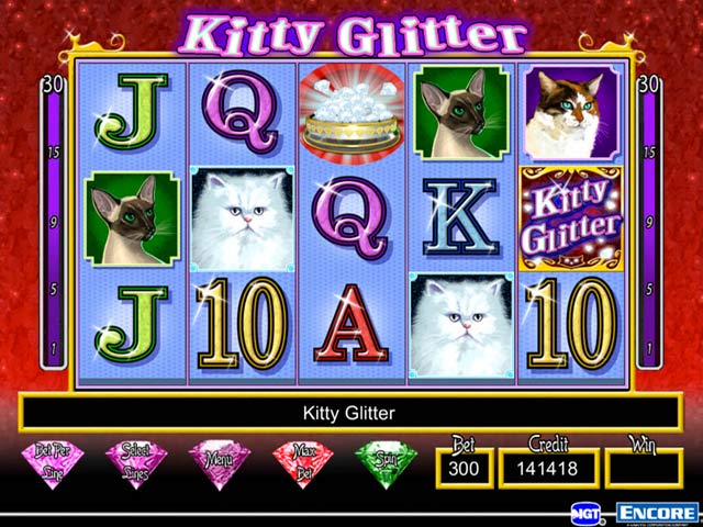 IGT Slots: Kitty Glitter screenshot 2