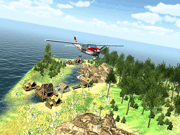 Island Flight Simulator screenshot 1