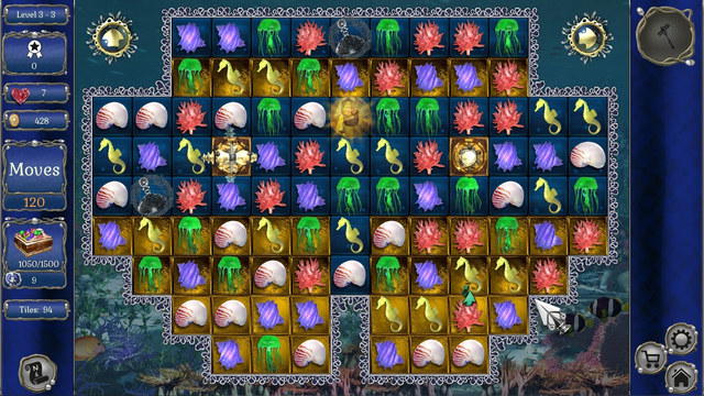 Jewel Match: Aquascapes screenshot 1