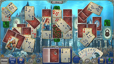 Jewel Match: Atlantis Solitaire screenshot 1