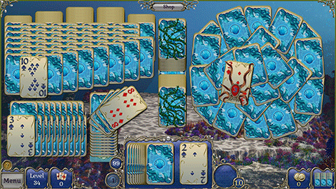 Jewel Match: Atlantis Solitaire 3 screenshot 1